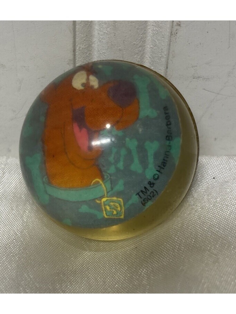 Rare Vintage 1980s Scooby Doo Hanna Barbera Super Ball Gum Ball Machine Prize